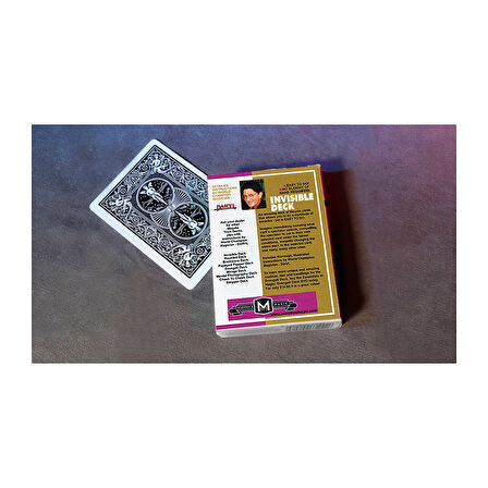 Bicycle invisible Deck Black Görünmez Deste Siyah Oyun Kağıdı Koleksiyonluk iskambil Kartları
