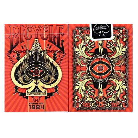 Bicycle Karnival 1984 Oyun Kağıdı Kartı Koleksiyonluk iskambil Kartları 