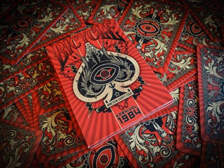 Bicycle Karnival 1984 Oyun Kağıdı Kartı Koleksiyonluk iskambil Kartları 