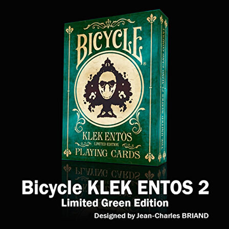Bicycle Klek Entos 2 Marked Green işaretli Premium Oyun Kağıdı iskambil Kartları Destesi