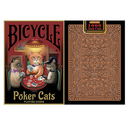 Bicycle Poker Cats Premium Oyun Kağıdı iskambil Kartları Destesi