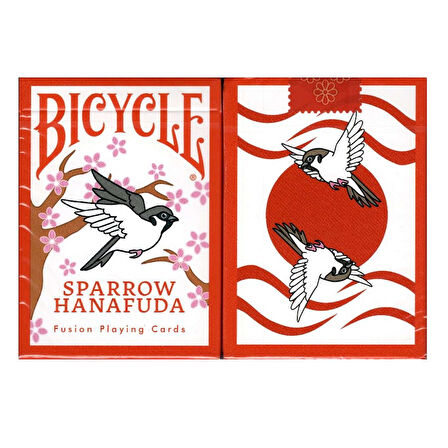 Bicycle Sparrow Hanafuda Premium Oyun Kağıdı Kartı iskambil Kartları Destesi