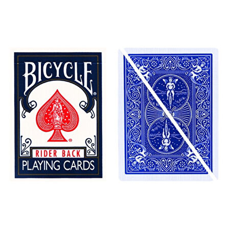 Bicycle Split Pop Eyed Popper Deck (Blue) Mavi Hileli Oyun Kağıdı iskambil Kartları Destesi