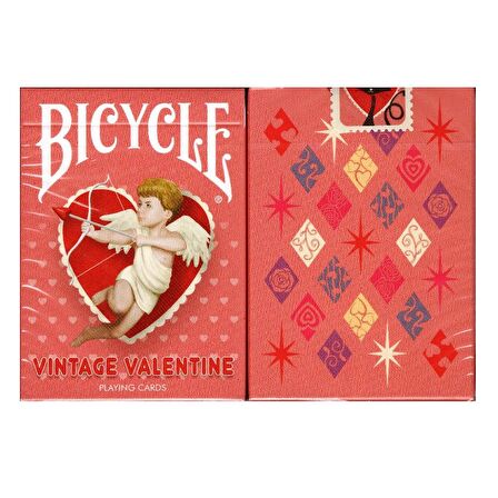 USPCC Bicycle Vintage Valentine Oyun Kağıdı Kartı iskambil Kartları Destesi