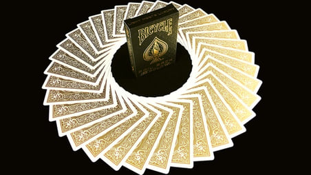 Bicycle® Metalluxe Foil Back Gold Oyun İskambil Kartı