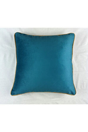 Kadife Biyeli Kırlent Kılıfı 40x40