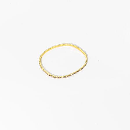 Biem Gold Renk Lastik Bileklik