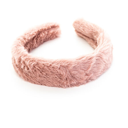 Biem Düz Peluş Taç Pudra