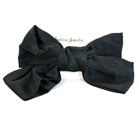 Biem Saten Fiyonk Toka Siyah