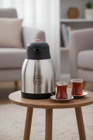 Çelik Termos 1.5 Litre | 8 Saat Sıcak Tutma | SUS304 Paslanmaz Çelik BPA Free Kapak