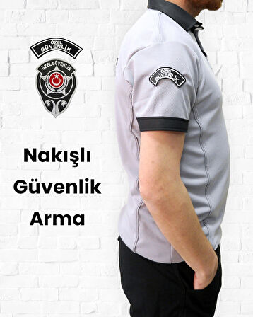 Özel Güvenlik Arması, Özel Güvenlik Yönetmeliğe Uygun, Nakış Desenli, 4'lü