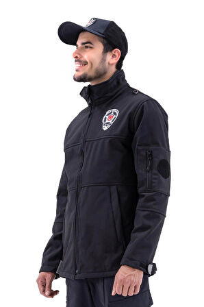 Özel Güvenlik Şartnamesine Uygun, Özel Güvenlik Softshell Mont, Su ve Rüzgar Geçirmez