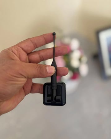 Otomobiller için süs anteni, Kolay kullanım, Her araca her yöne yapıştırmalı özellik, 12 cm