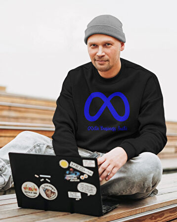 Yazılımcılara Özel Meta Baskılı Sweat (2'li Paket), Unisex, Regular Sweat