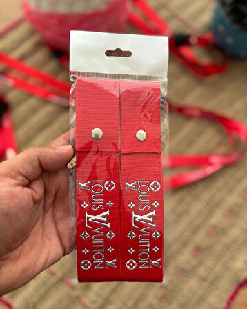 LW Tasarımlı, Kırmızı Renk Yüksek Kalite Tampon & Çeki ipi, 2'li Paket