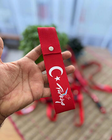 Türkiye Tasarımlı, Kırmızı Renk Yüksek Kalite Tampon & Çeki ipi