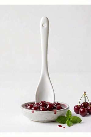 Riova 6'lı Lüx Porselen Çay & Kahve, Tatlı & Reçel Kaşığı ,Sos Kaşığı 13 cm