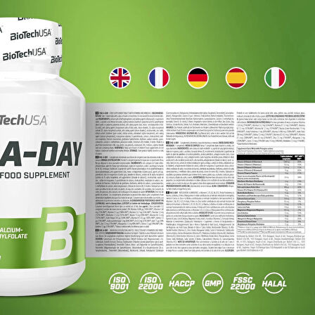 BioTech USA One-A-Day Vitamin Complex 100 tablets