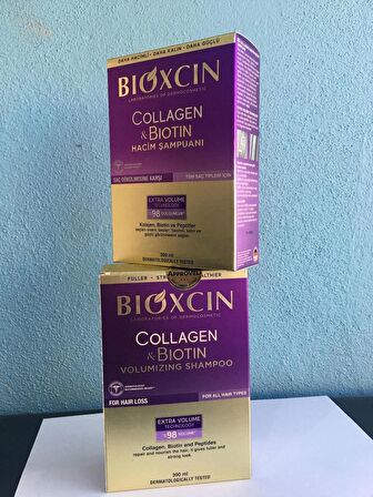 Bıoxcın Collagen Bıotın Hacim Şampuan 2'li Set