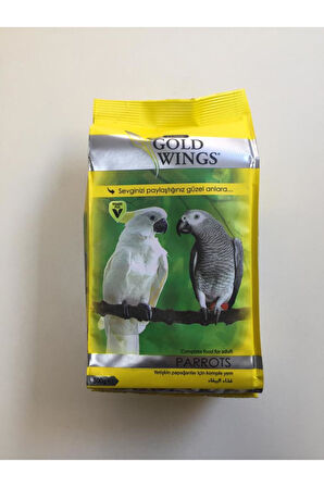 GOLD WINGS Yetişkin Papağan İçin Komple Yem 500g.