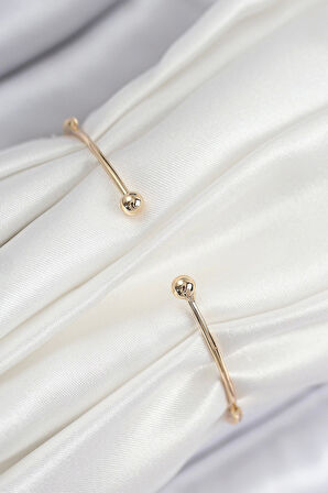 Pirinç Zirkon Taşlı Kelebek Model Gold Renk Kadın Bileklik