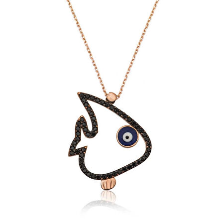 Gümüş Balık Kadın Kolye