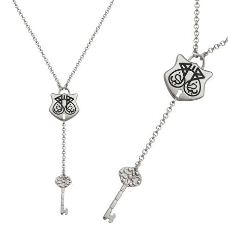 Gümüş Ya Fettah Yazılı Kadın Kolye