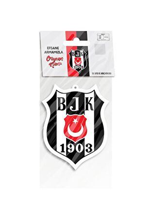 10 Adet Lisanslı Beşiktaş Arma Tasarımlı Dekoratif Okyanus Kokulu Oto Kokusu Ve Aksesuarı