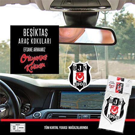 10 Adet Lisanslı Beşiktaş Arma Tasarımlı Dekoratif Okyanus Kokulu Oto Kokusu Ve Aksesuarı