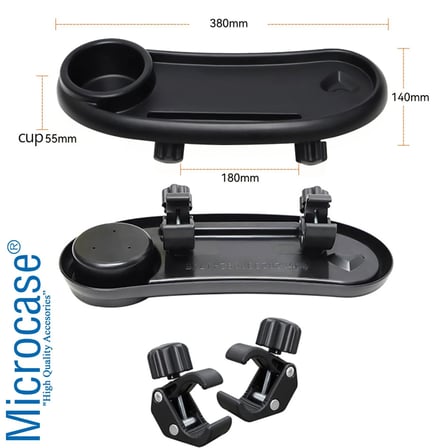 Microcase Bebek Arabaları için Biberon Şişe Bardak Tutucu Telefon Standlı Sehpa - AL4006