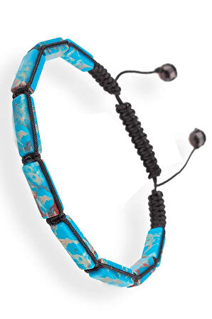 Sertifikalı Mavi Varisit Taşı Doğal Taş Bileklik