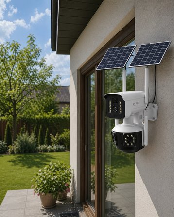 Güneş Enerjili Yayla Kamerası 4g Sım Kartlı 9mp Solar Güvenlik Kamerası 2 Yıl Garantili
