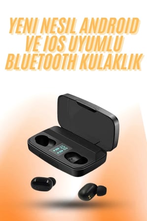 Tws Bluetooth Kulaklık 5.0 Bluetooth Bağlantılı Dokunmatik Kontrol Özelliği