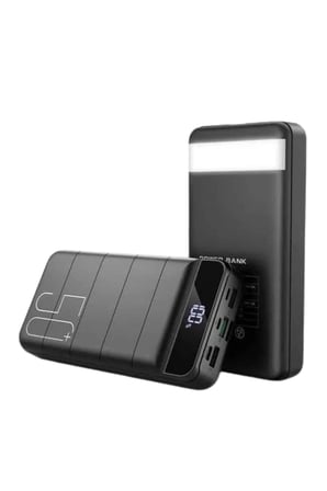 Powerbank Çoklu Şarj Girişi 50.000 Mah Taşınabilir Dijital Göstergeli