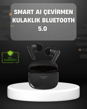 Yapay Zeka Destekli Bluetooth Kulaklık Anlık Çeviri Ve Gürültü Engelleme