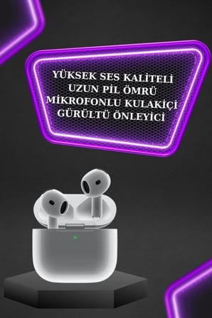 3.nesil Tws Bluetooth Kulaklık Bluetooth Bağlantılı Akıllı Saat Amoled Ekran Plastik Hasır Kordon