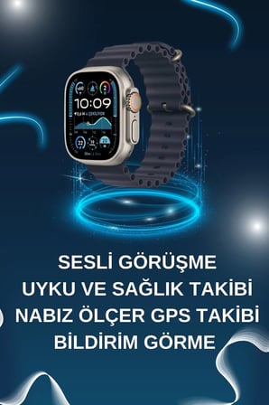 Akıllı Saat Bluetooth Bağlantılı Nfc Ve Gps Uyumlu Nabız Ölçer Sesli Görüşme