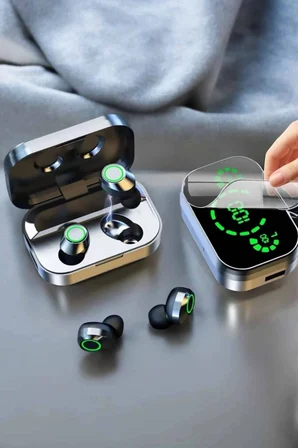 Bluetooth Kulaklık Çift Telefon Desteği Ve Suya Dayanıklı Powerbankli