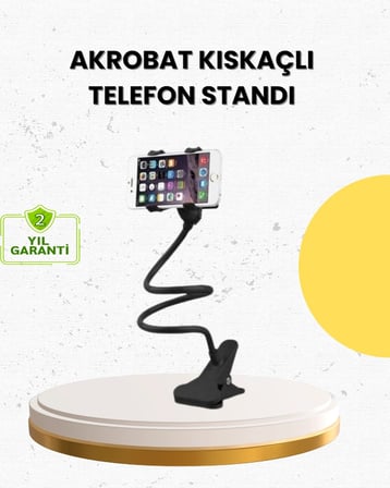 Masa Ve Araç İçi Kullanıma Uygun Akrobat Telefon Tutucu