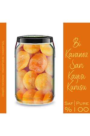 Sarı Kayısı Kurusu Bi Kavanoz 660 CC. Cam Kavanozda Yeni Mahsül Jumbo Boy Malatya Kuru Kayısı