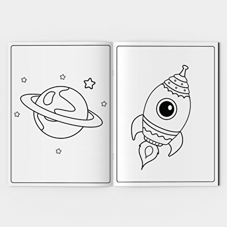 İlk Boyama Kitabım - Uzay