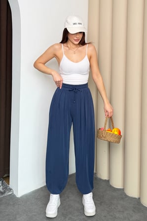 Balenbi Premium Stirrup Model Kadın Modal Şalvar Pantolon 1184