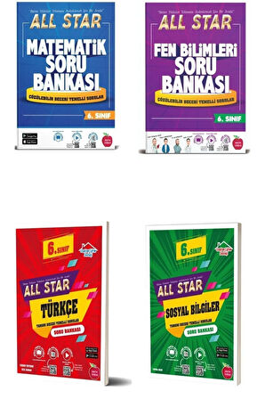 Newton 6.sınıf All Star Matematik Türkçe Fen Bilimleri Sosyal Bilgiler Soru Bankası 2023 2024