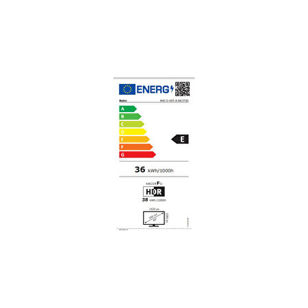 B40 D 695 B 40" 101 Ekran Uydu Alıcılı Full HD Smart LED TV