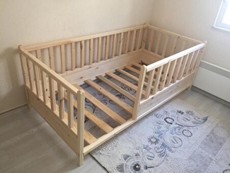 Baby Kinder Roofless Montessori Bebek ve Çocuk Karyolası