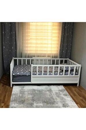 Baby Kinder Wh. Roofless Montessori Yatak Bebek ve Çocuk Karyolası