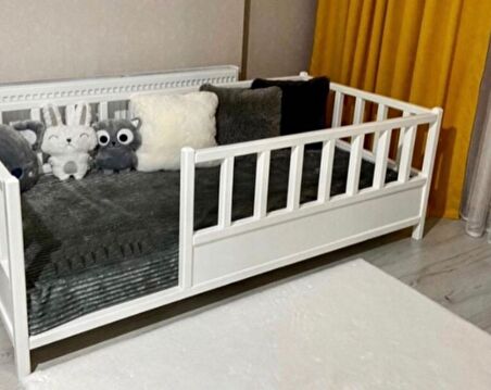 Baby Kinder Wh. Roofless Montessori Yatak Bebek ve Çocuk Karyolası