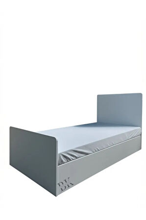 Beyaz Minimalist Tek Kişilik Karyola