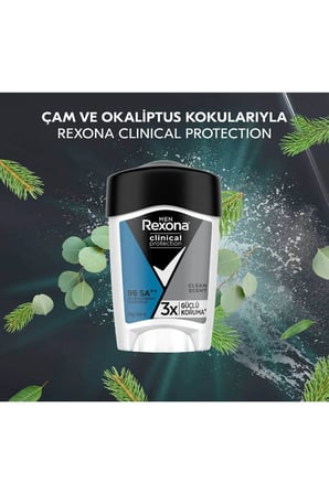 Men Clinical Protection Erkek Stick Deodorant Clean Scent Güçlü Koruma 45ml