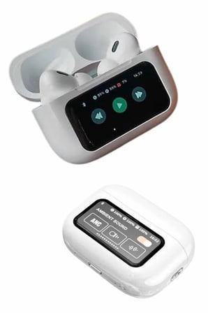 Dokunmatik Ekranlı Bluetooth Kulaklık TWS İOS Android Tüm Telefonlara Uyumlu Kulaklık